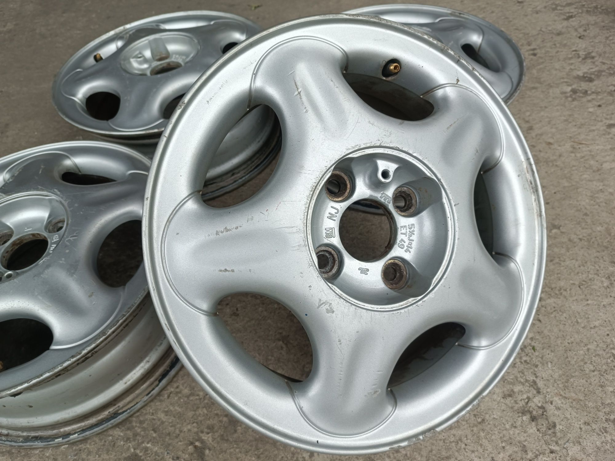 Легкосплавні диски 4 100 R14 OPEL титани Р14