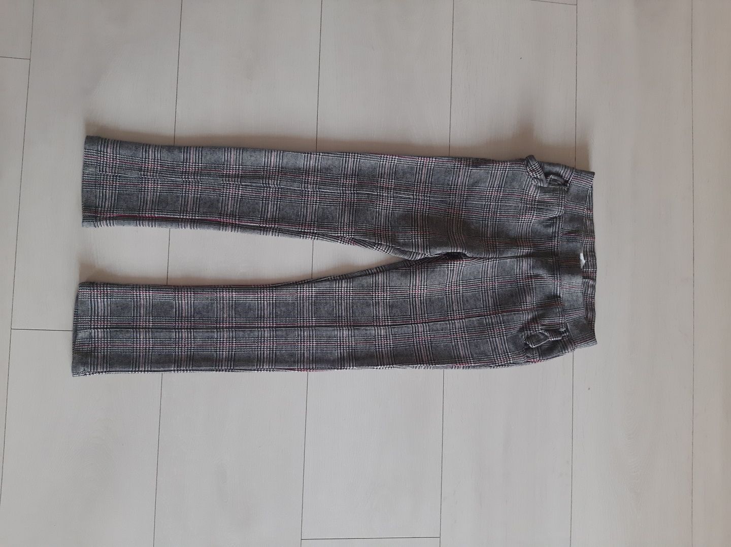 Spodnie bryczesy legginsy kratka  H&mda