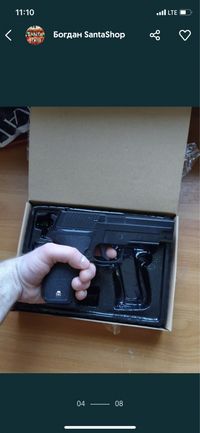 Игрушечный металлический пистолет на пластиковых пульках ZM,пістолет