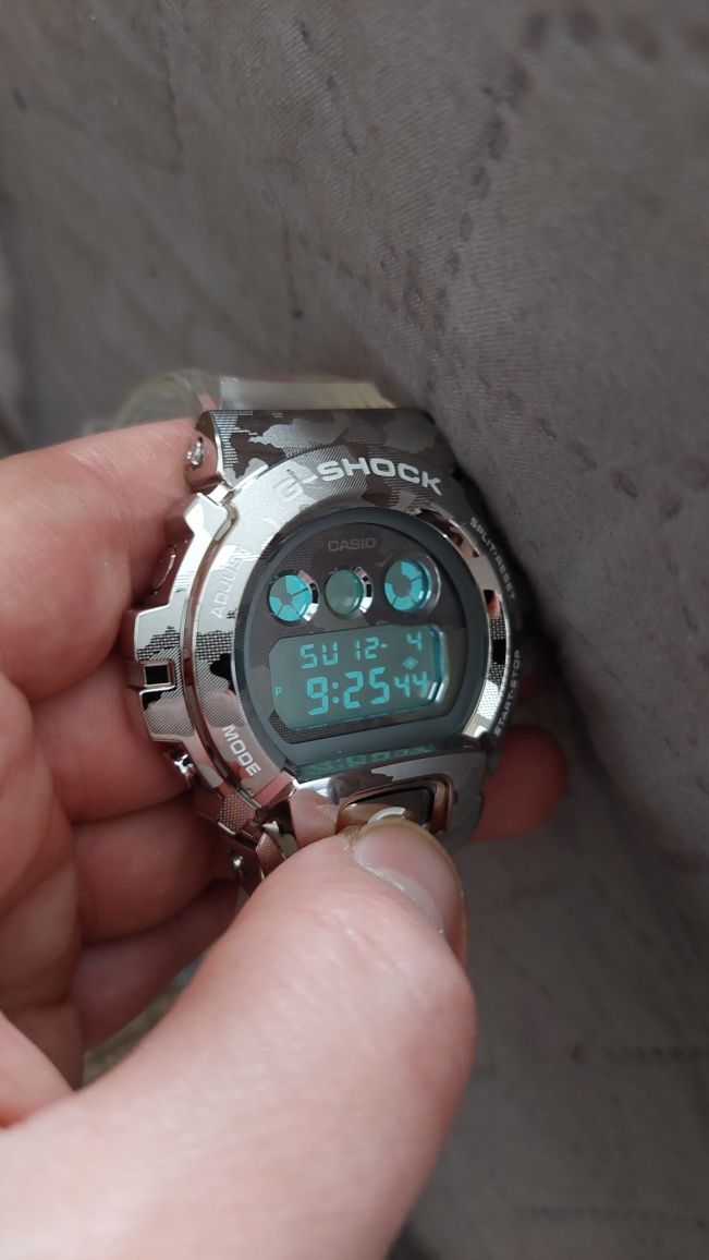 Casio G-shock Stalowy Transparent kamuflage gm6900 skeleton limited