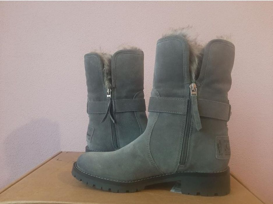 Нові чоботи. Натуральна замша