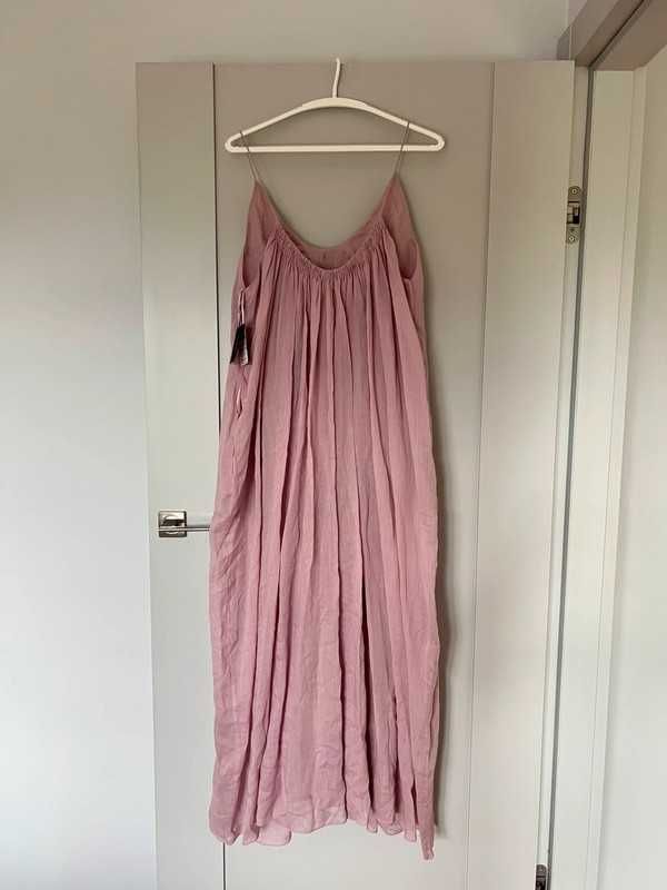 Różowa sukienka Massimo Dutti XS-S