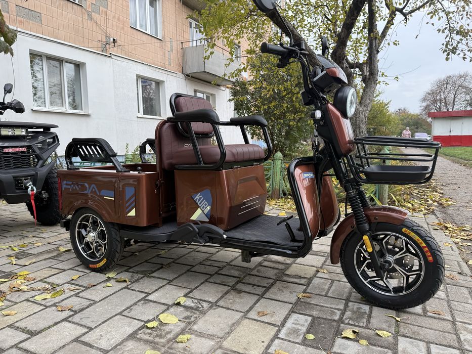 Новий електротрайк Fada kubi 1000w 72v25ah