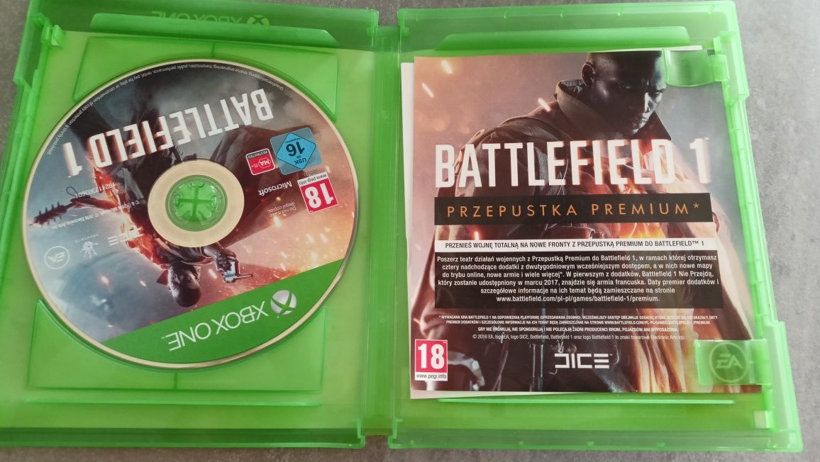 Gra Xbox one Battlefield 1