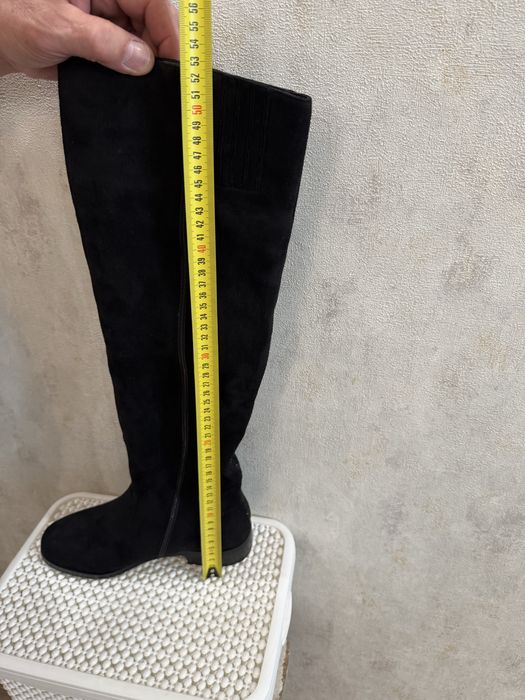 Замшеві високі чоботи, р. 39
