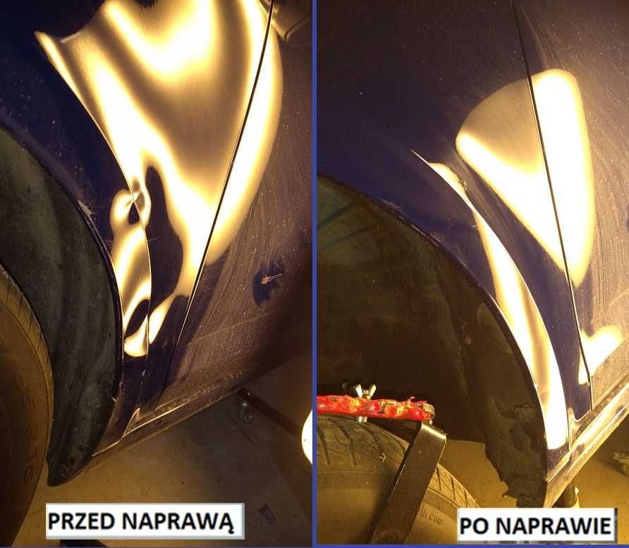 PDR Usuwanie wgnieceń w karoserii samochodu Rzeszów (Niechobrz)