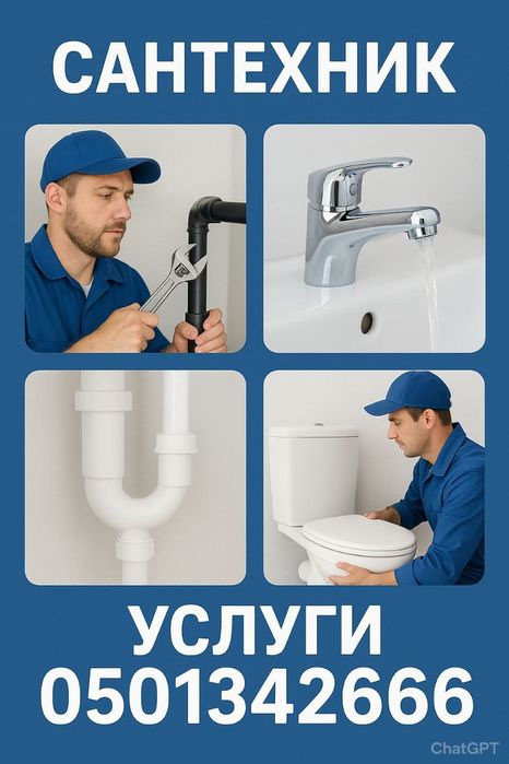 Сантехник  все виды работ