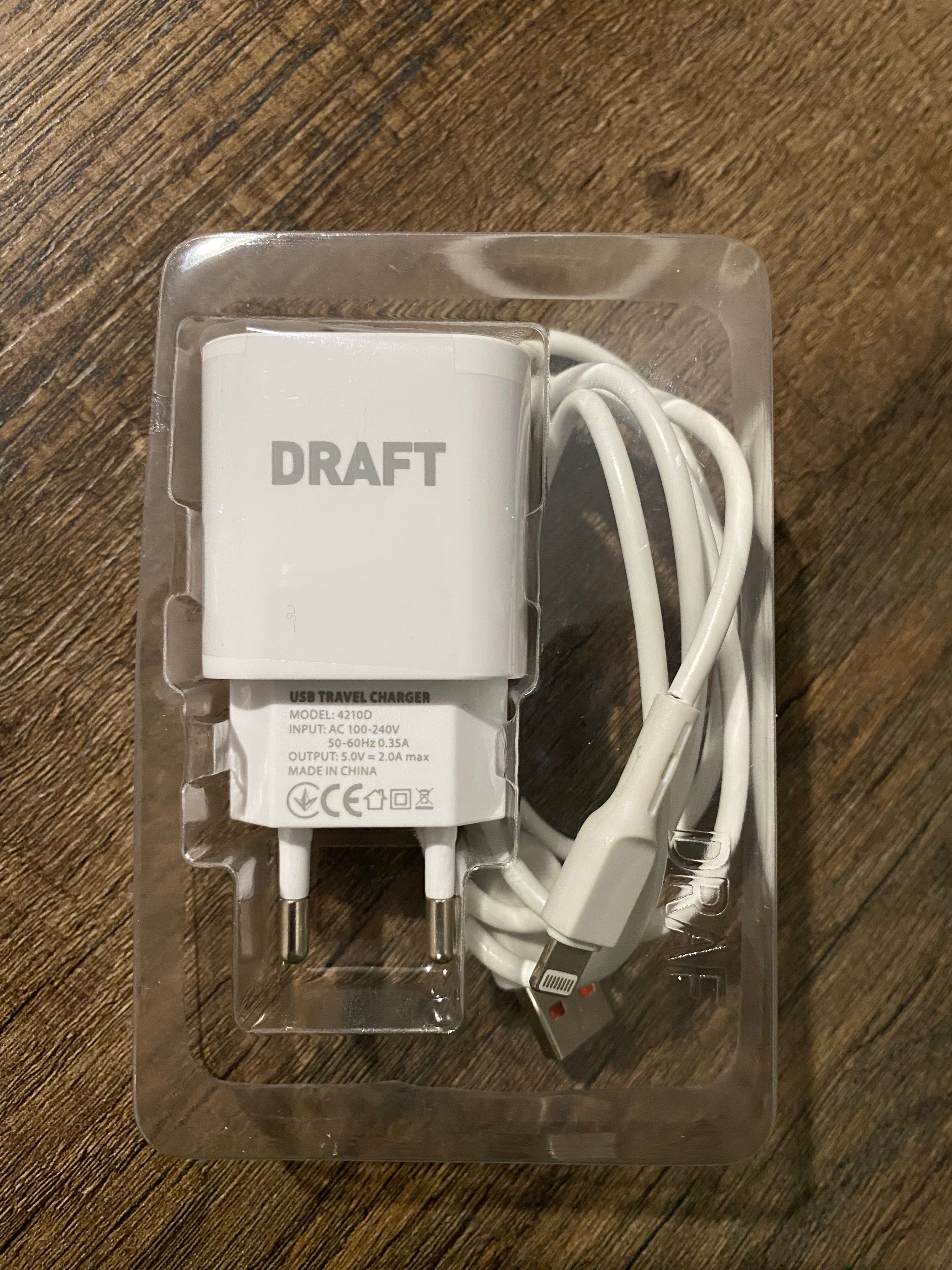 Зарядний пристрій для IPhone Lightning Draft