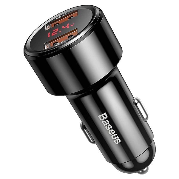 Baseus Magic Series Dual QC - ładowarka samochodowa Quick Charge 3.0/2