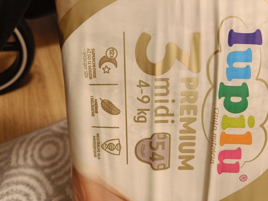 Nowe zamknięte pieluchy pampersy Lupilu premium rozm.3