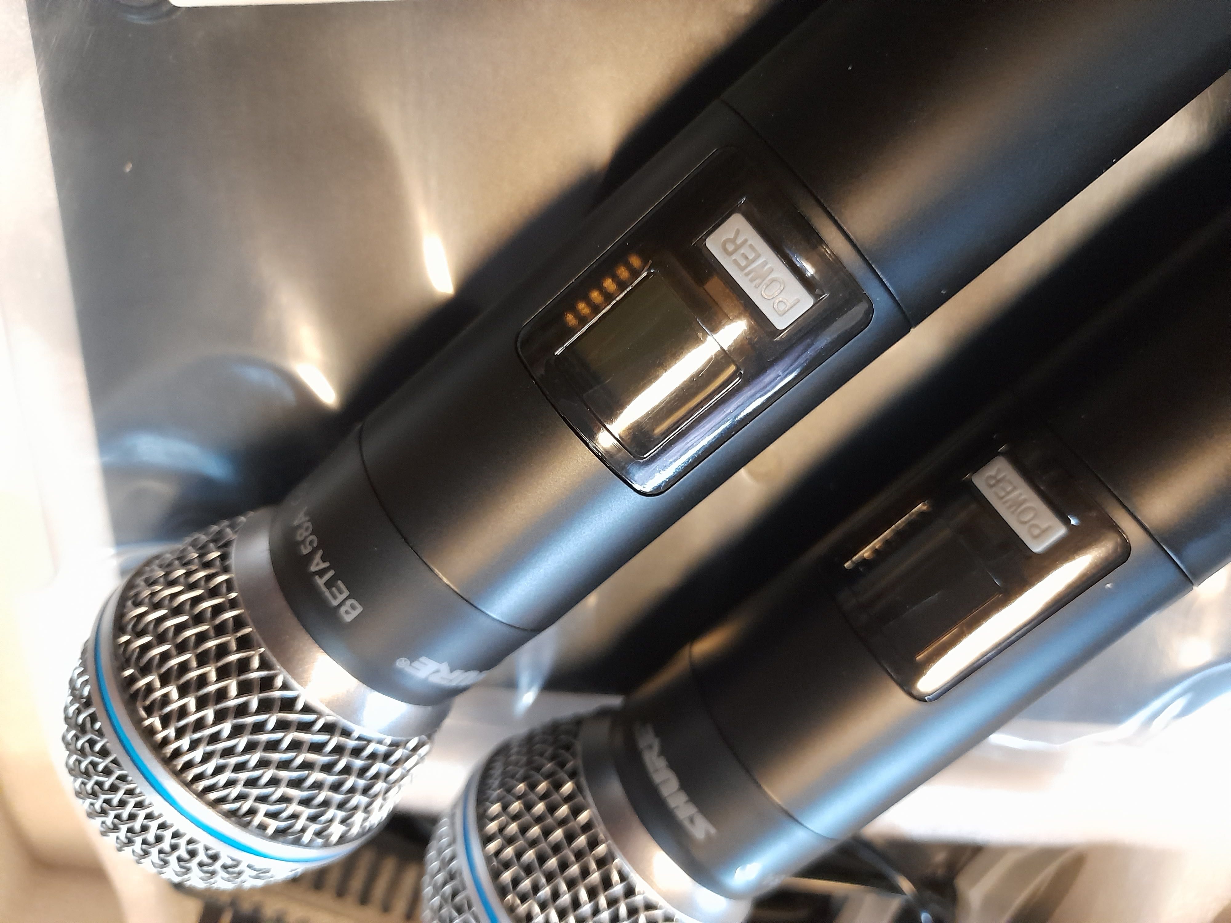 GLXD4 BETA58A Shure podwójny system mikrofonów bezprzewodowych