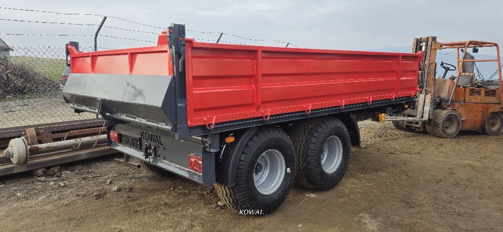 Nowa Przyczepa Tandem PTBH 15.5T Homologacja FV Kowal