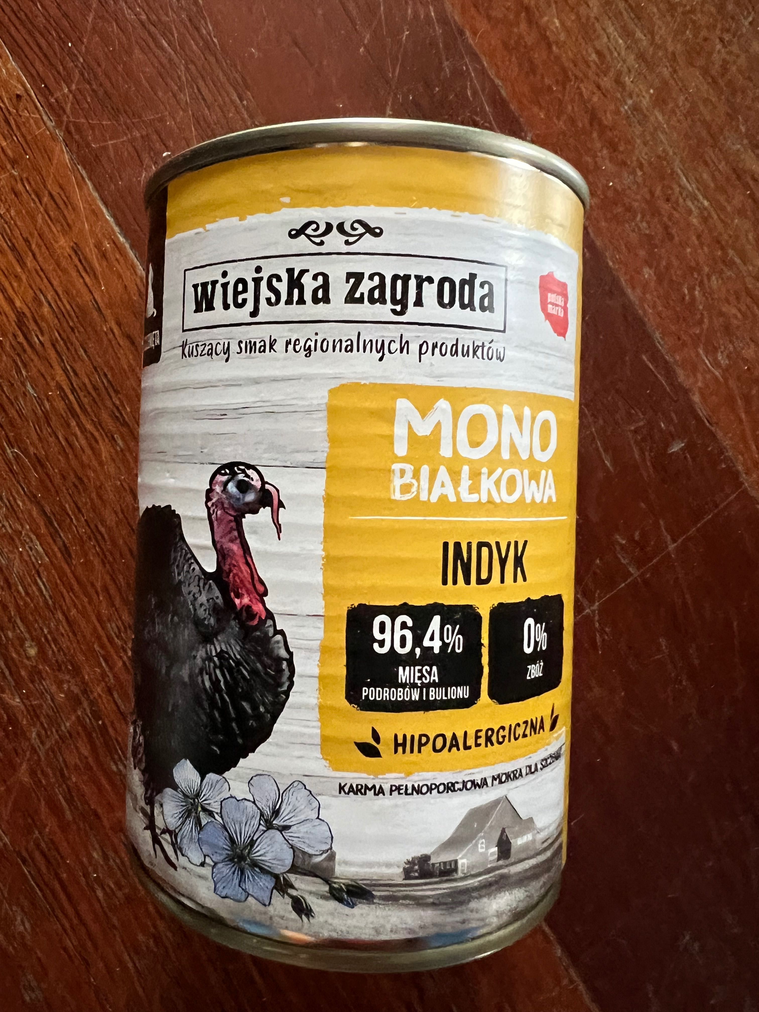 Karma mokra indyk lub jagnięcina dla psa (szczenięta i hipoalergiczna)