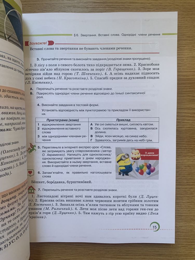 Українська мова 6 клас Авраменко А4