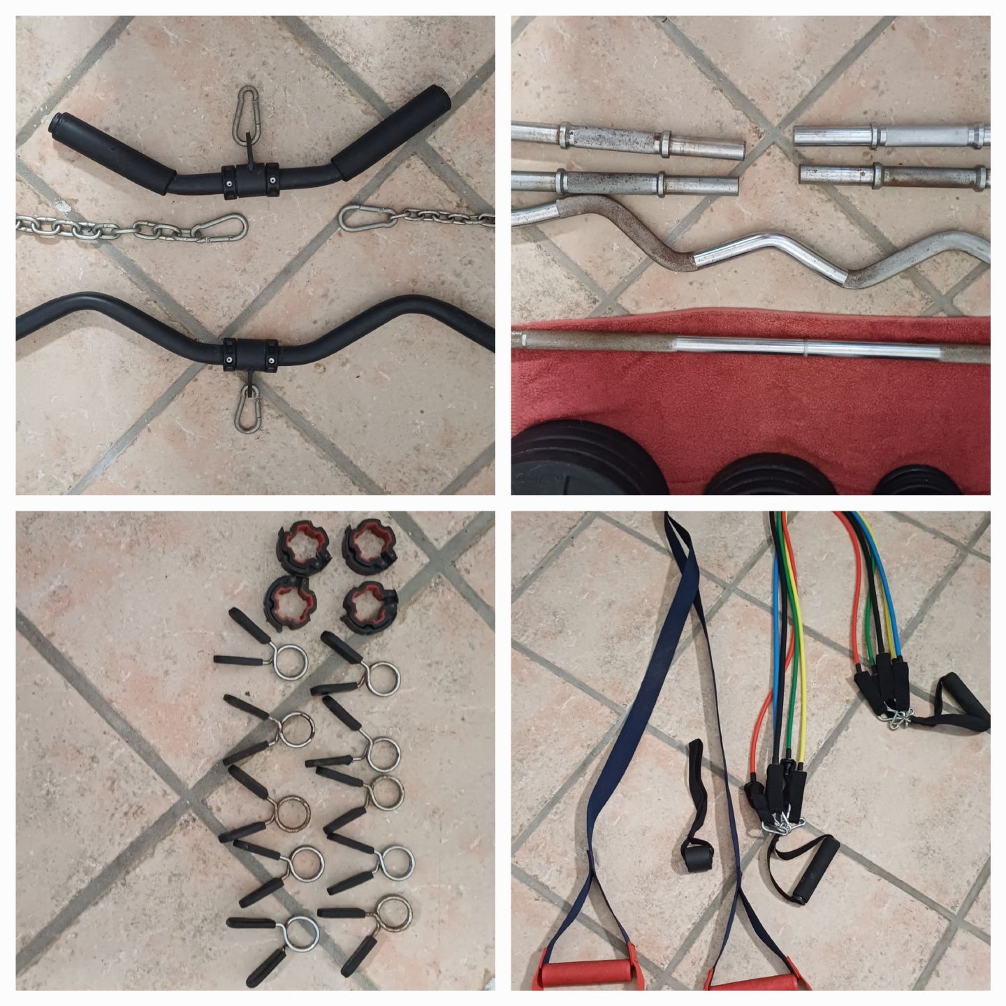 Maquina e material de ginásio