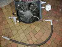 Zestaw chłodzący olej hydrauliczny z wentylatorem i termostatem