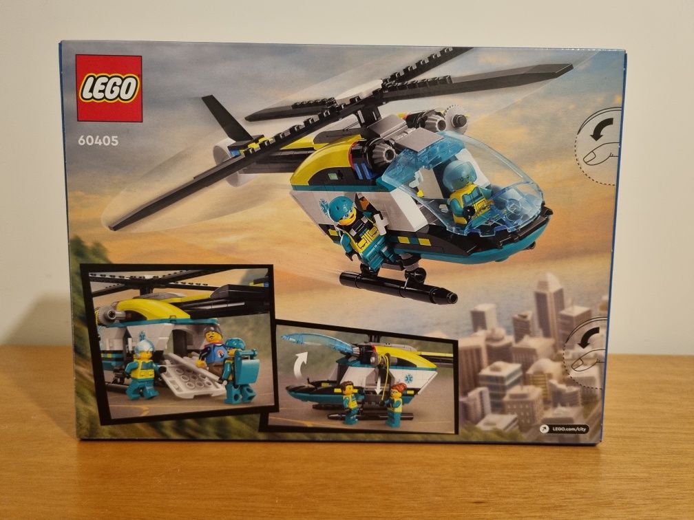 Lego City 60405 - Helicóptero de salvamento de emergência