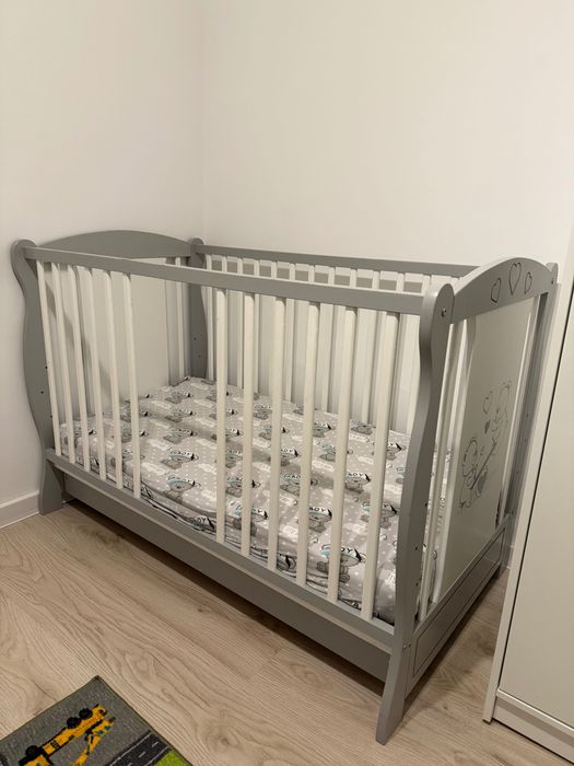 Łóżeczko z szufladą