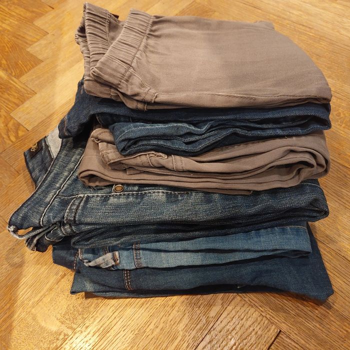 6 par spodni, raczej rurki, rozmiar S