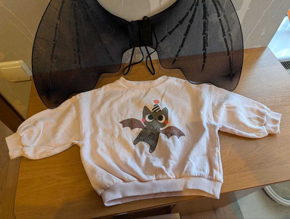 Дитячий світшот з кажанчиком Next і крила кажана вік 1.5-2 роки