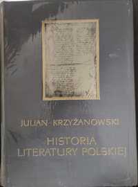 Historia literatury polskiej Julian Krzyżanowski