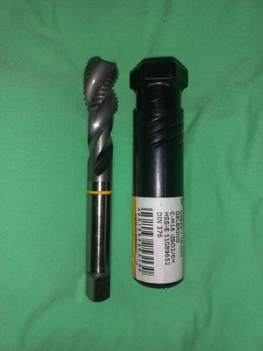Метчик,мітчик Гюринг Guhring М16, инструмент HSS-E