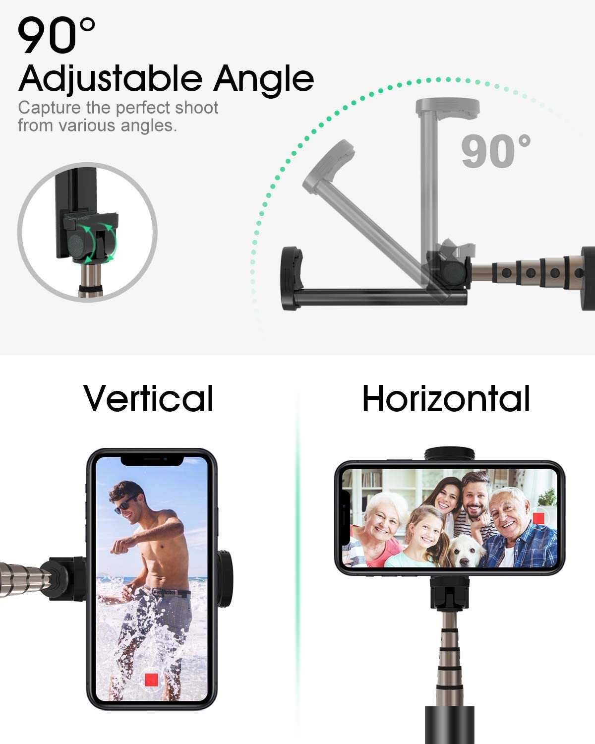 kijek do selfie stick statyw uchwyt bluetooth