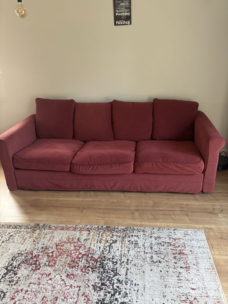 Sofa IKEA Grönlid 3-osobowa – bordowa