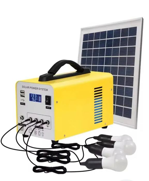 АКЦІЯ ‼️ Портативна електростанція 300W 12V/20Ah + 4 лампочки