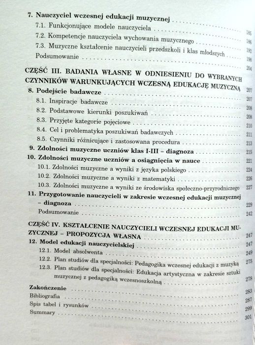 Psychopedagogiczne uwarunkowania wczesnej edukacji muzycznej, UNIKAT!