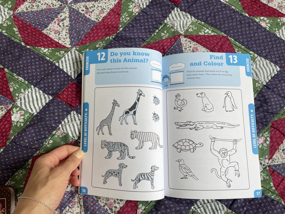 Learning with animals - kolorowanki i zadania po angielsku