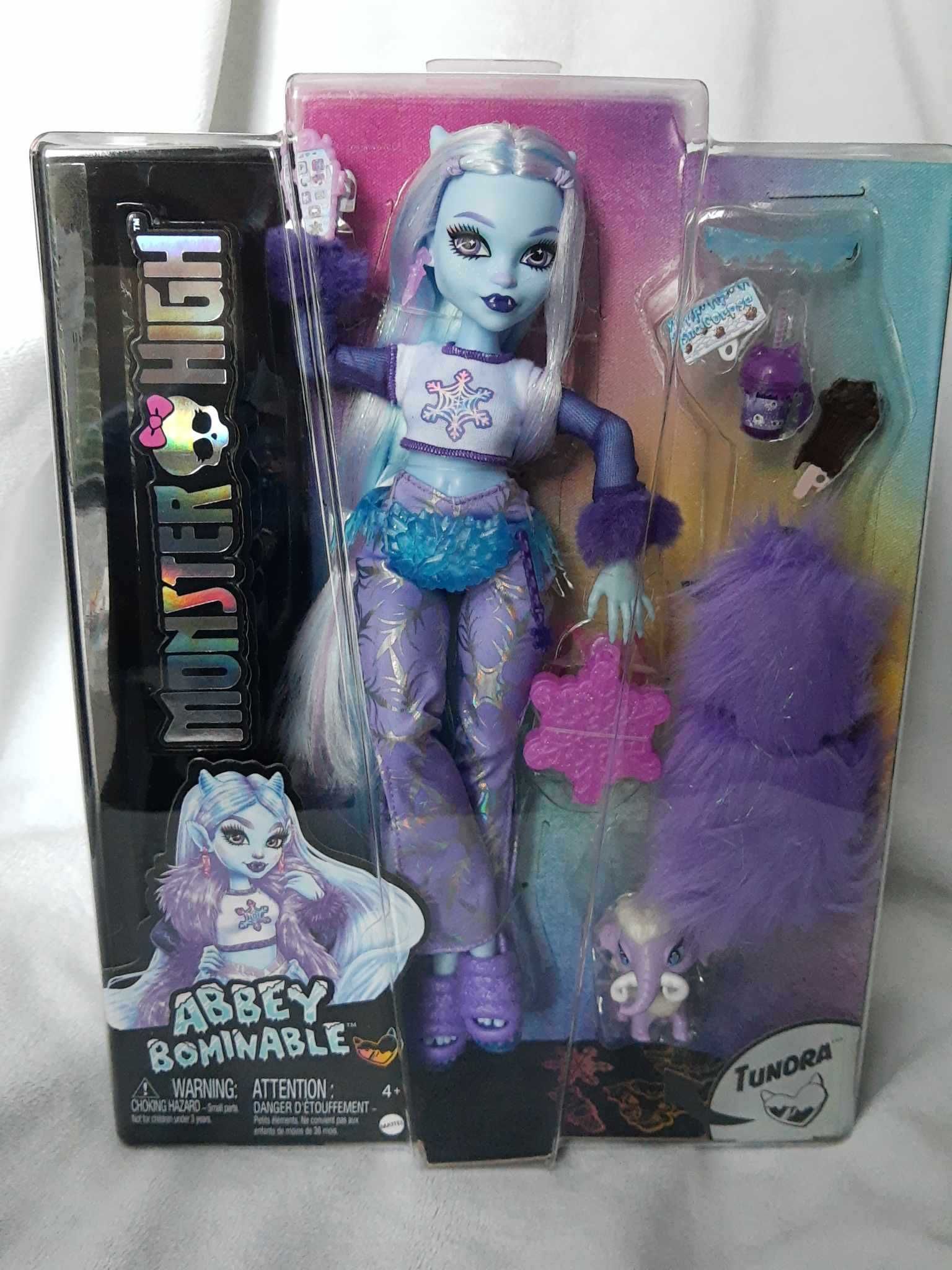 Monster High NRFB nowa lalka Abbey Bominable G3 basic podstawowa Yeti