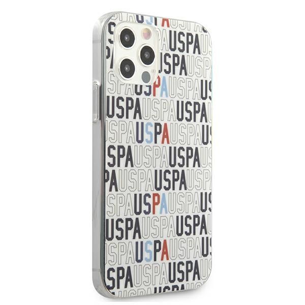 Etui iPhone 12 Pro Max U.S. Polo Logo Collection, Biały