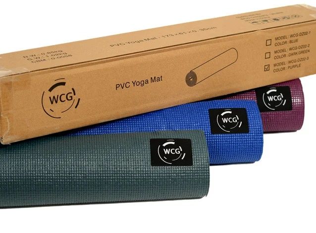 Коврик для йоги и фитнеса (йога мат) WCG M6 Синий