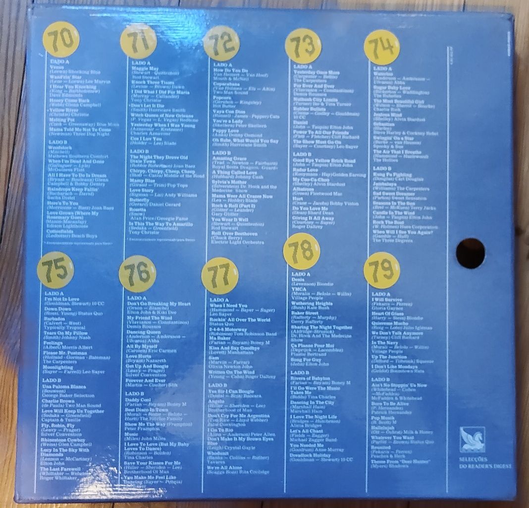 Coletânea de discos "The Sensational 70s"