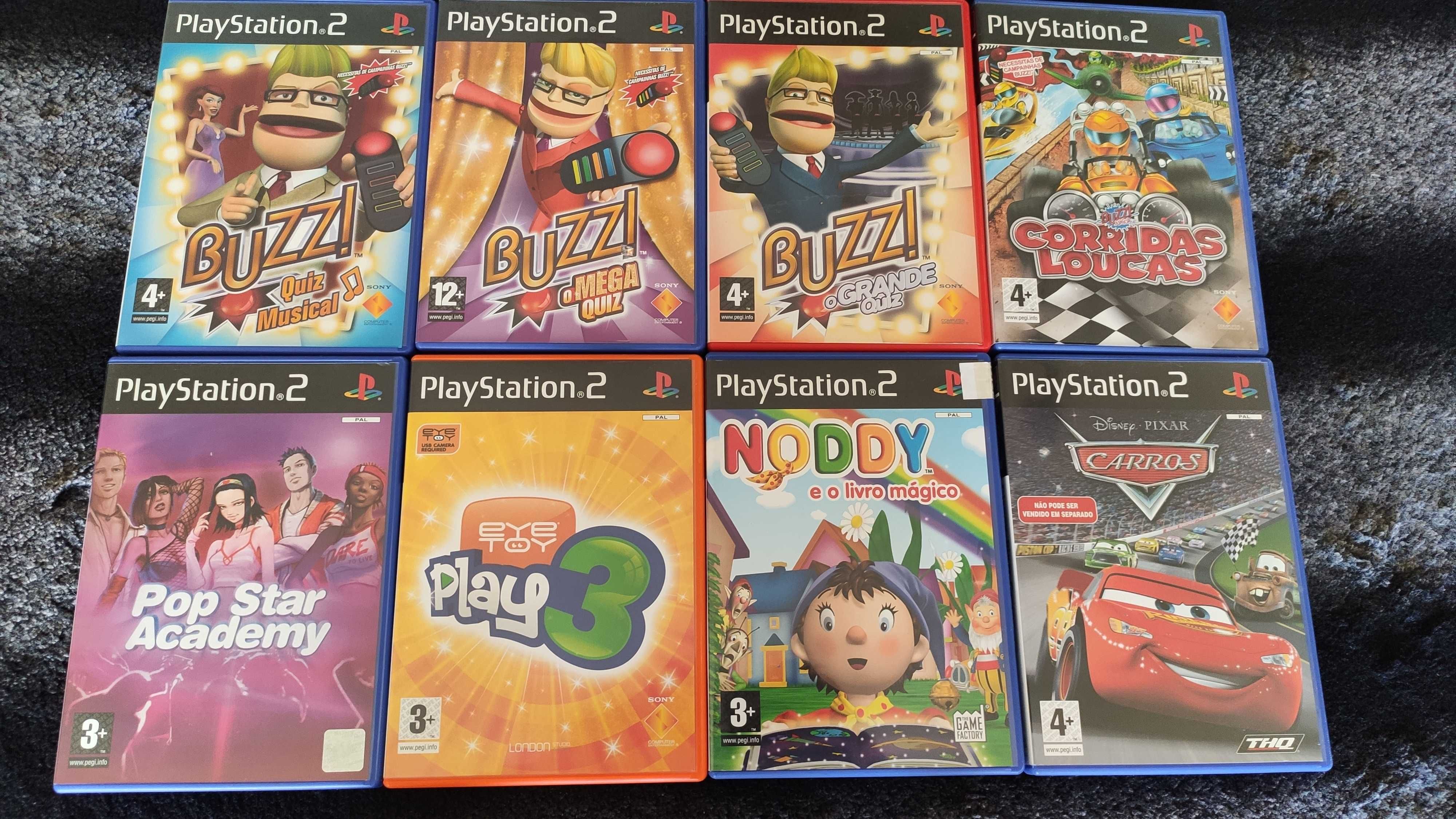 15 Jogos PS2 por 40€ (individualmente 5€)