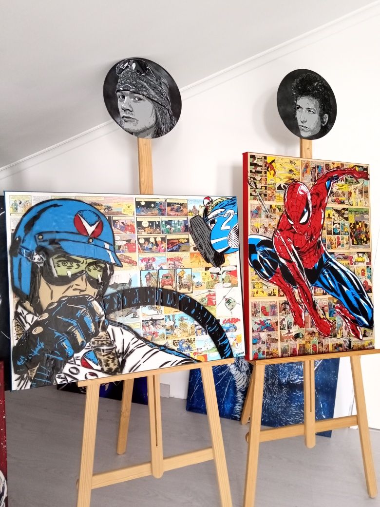 Ayrton Senna pintura original em tela