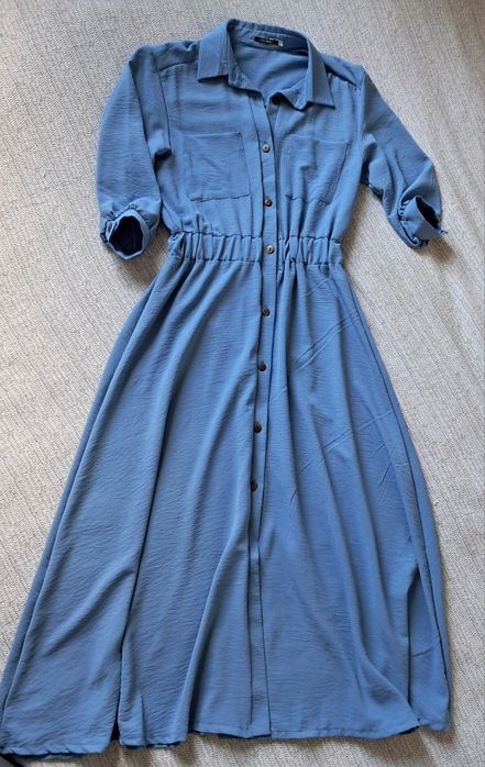 Сукня-сорочка блакитна