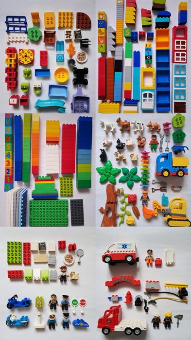 Пластина Lego duplo + чоловічки Лего