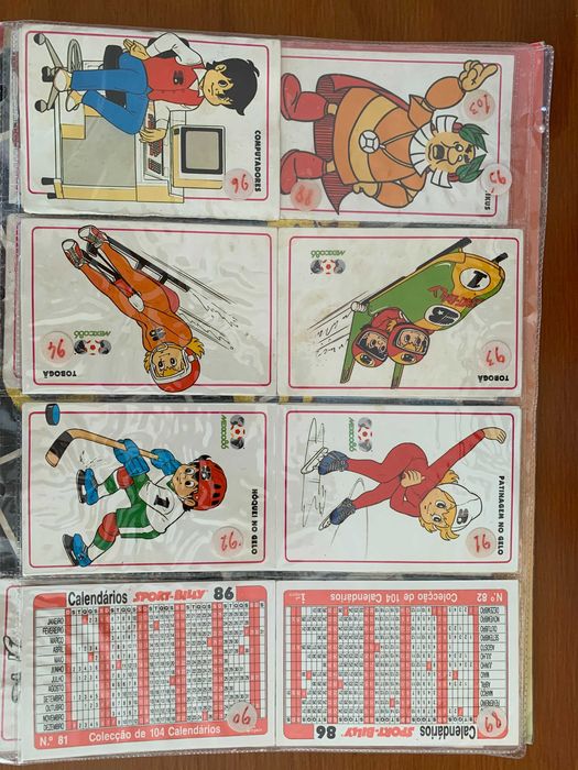 Colecção calendário Mexico86 Sport Billy