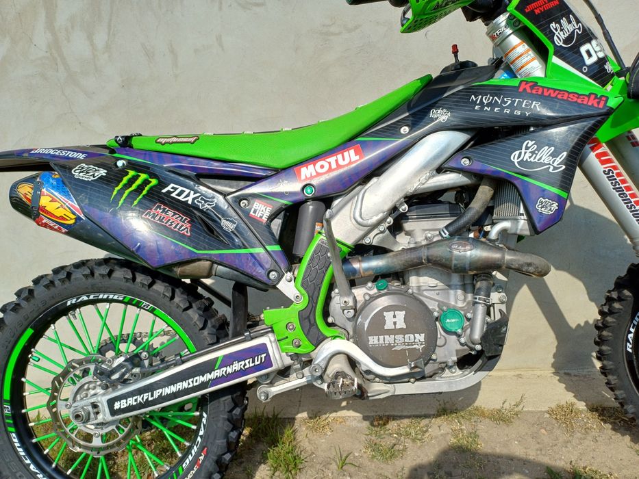 Sprzedam doinwestowane Kawasaki KX450F 2017 FMF,XTrig 45mth od remontu