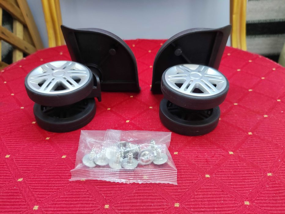 Kółka Obrotowe Koła Skrętne do Walizki Turystycznej Bagażu podróżnej