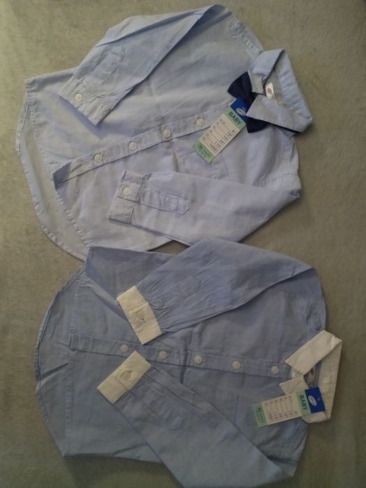 Koszula nowa elegancka z mucha chłopięca Pepco świąteczna wyjściowa 86