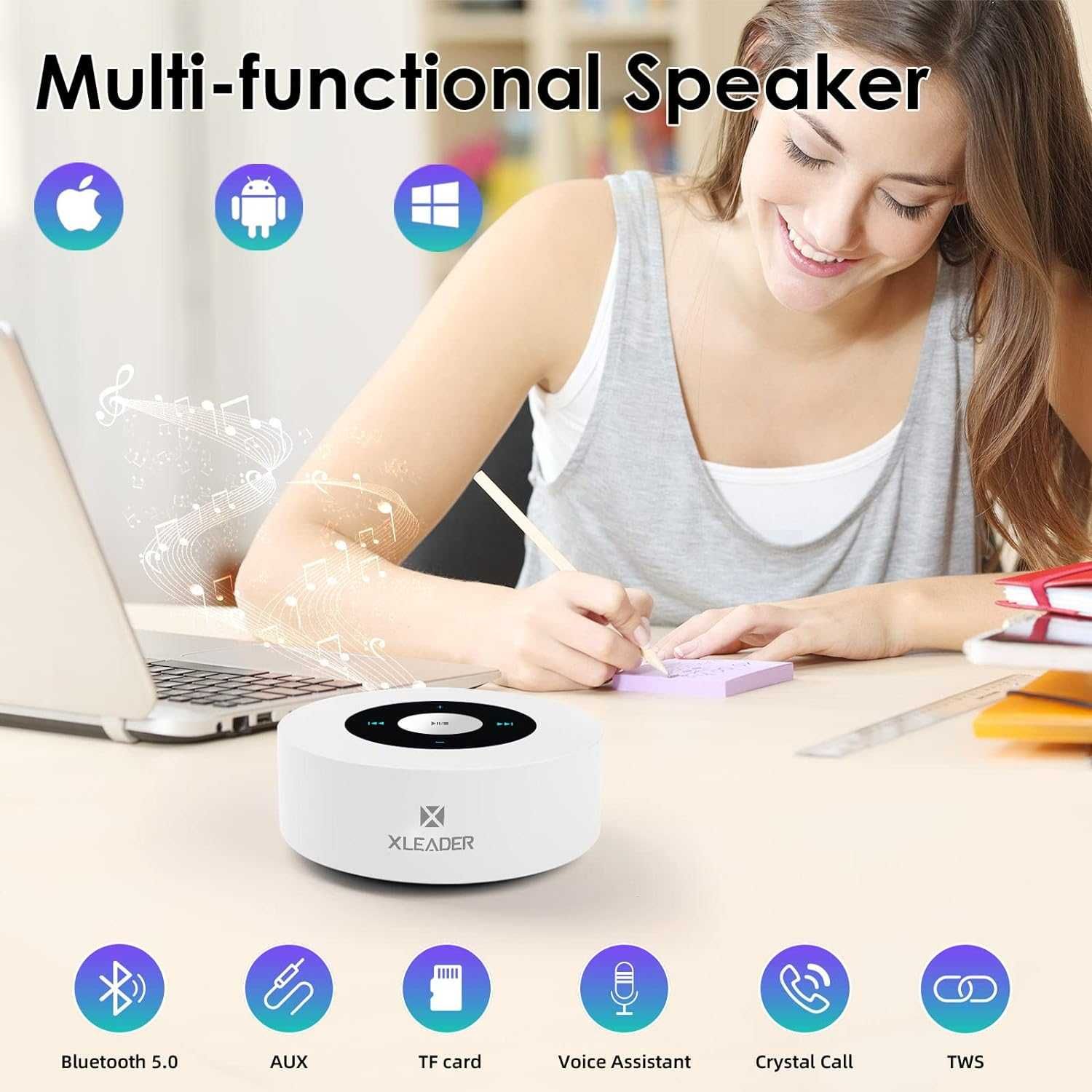 Xleader [Smart Touch] Głośnik Bluetooth SoundAngel A8 (3 generacji)