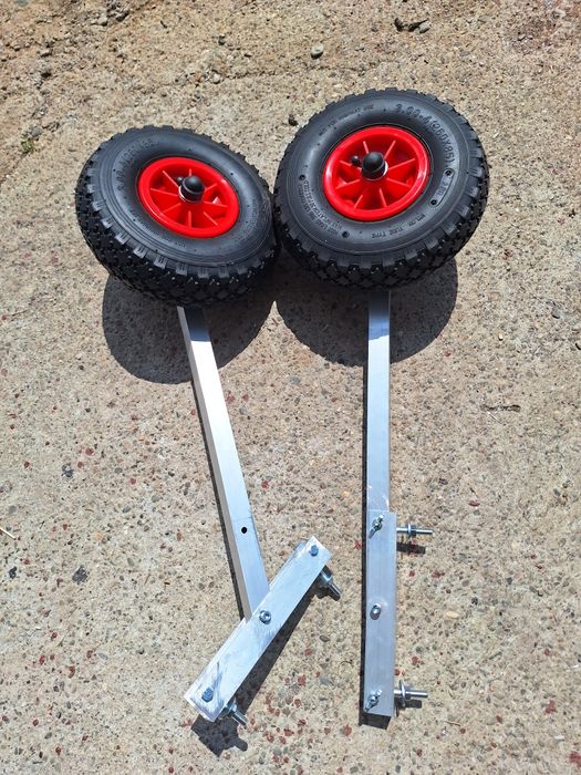 Koła slipowe do pontonu