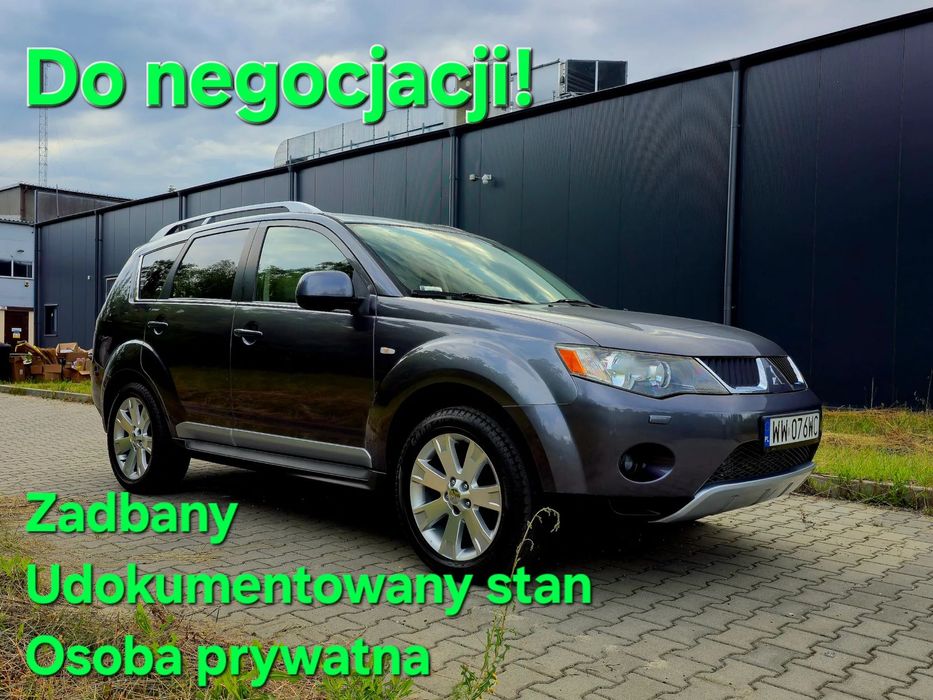 Mitsubishi Outlander 4X4|HAK|Nadwozie7.os.|FotelePodgrzewane+Skóra+El.Kierowcy|Nagłośnienie