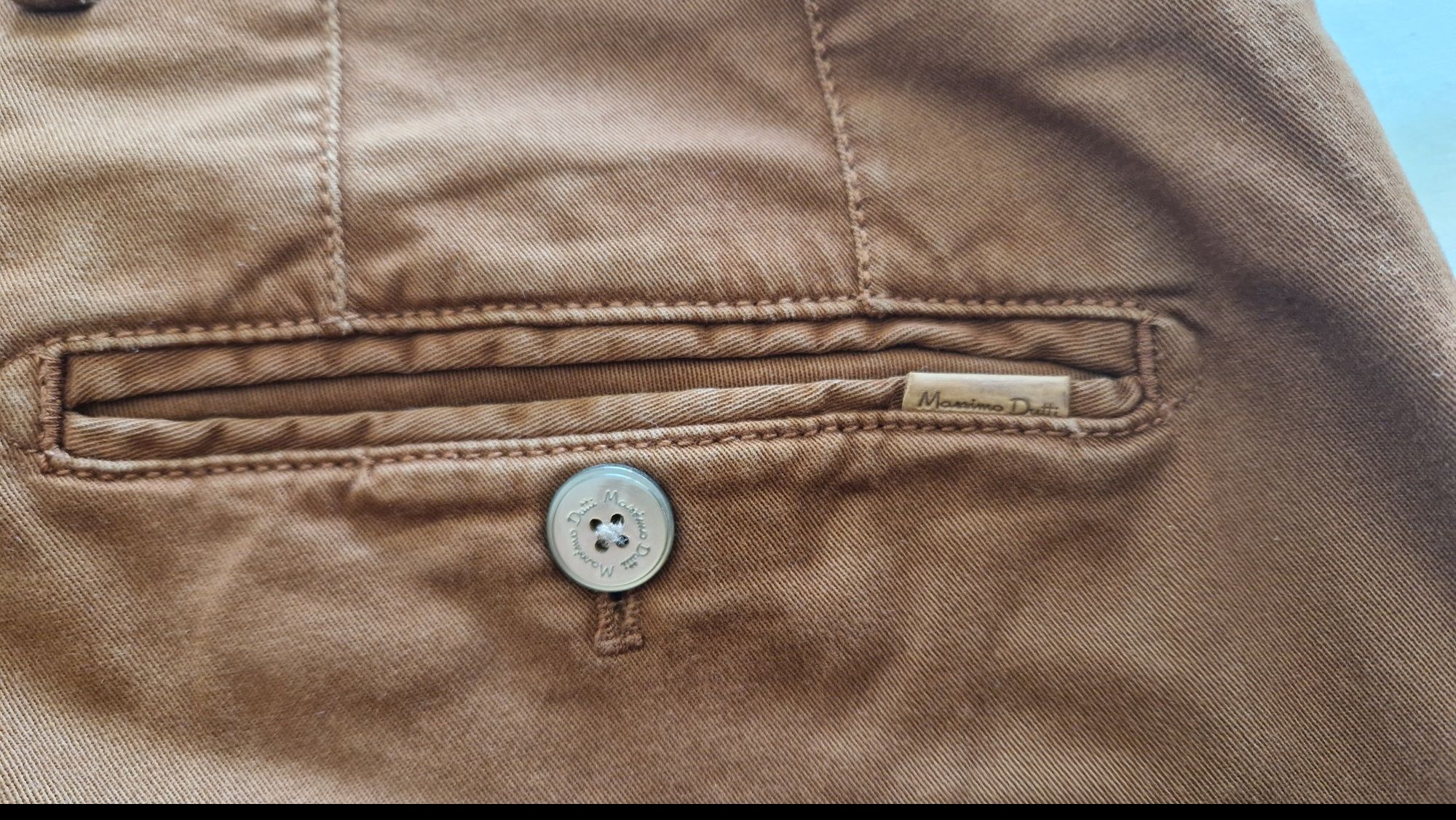 Calças castanhas Massimo Dutti