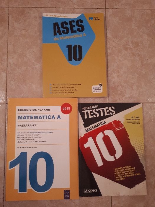 Livros de apoio Matemática 10