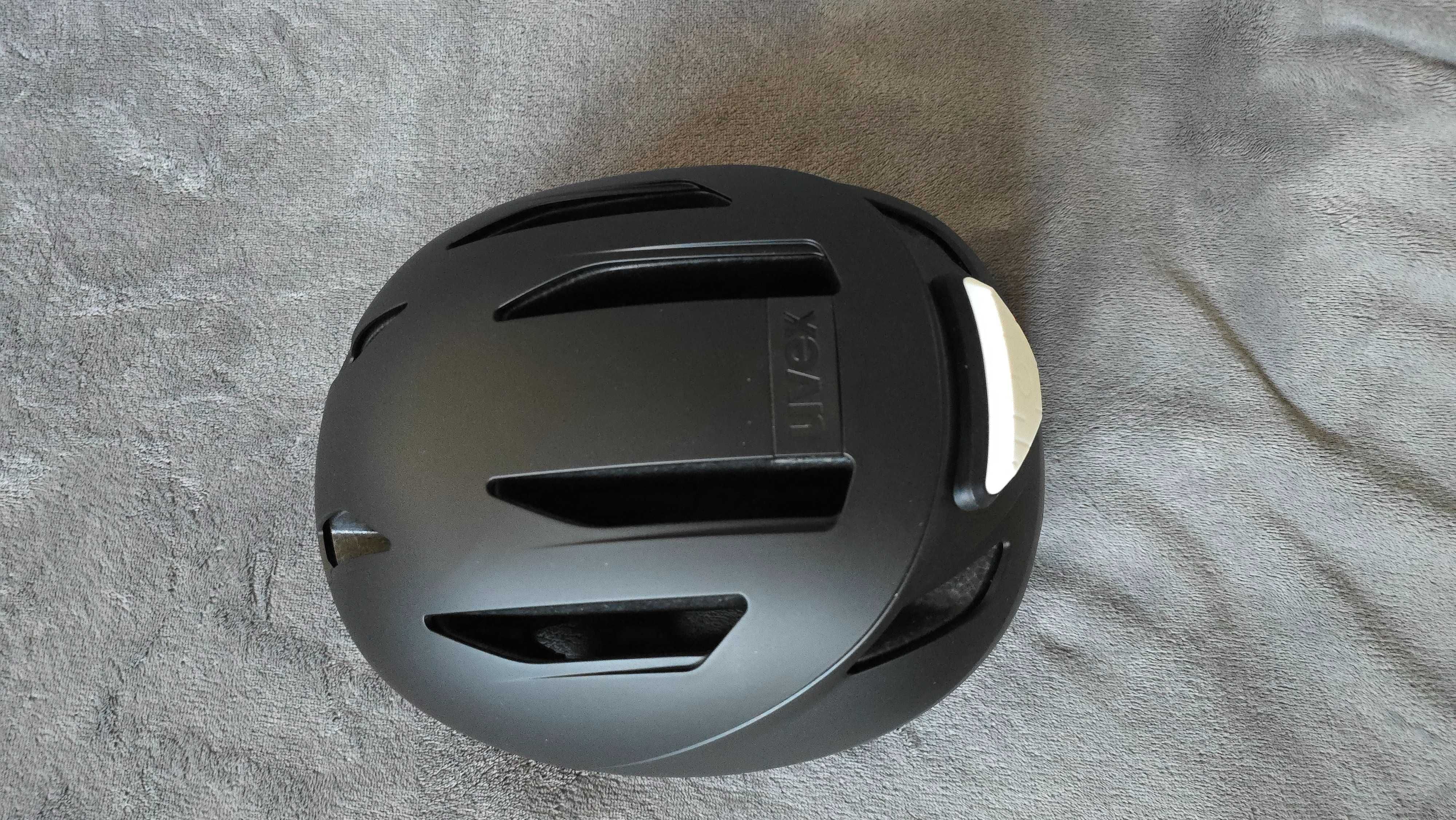 Kask rowerowy MTB miejski Uvex Urban Planet LED black mat 58-61cm