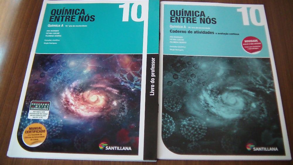 Quimica Entre Nós 10º Ano Santillana Livro do professor NOVO